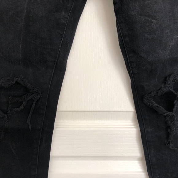 BDG Distressed Black Denim - Picture 3 of 5